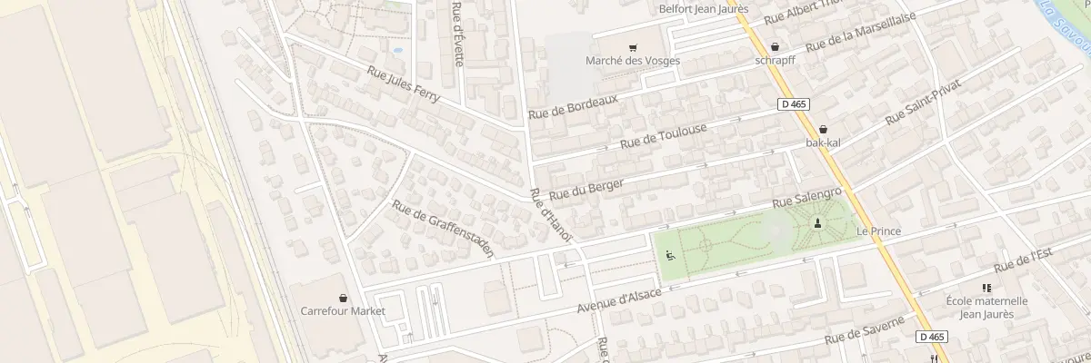 Plan du 30 Rue du Berger à Belfort