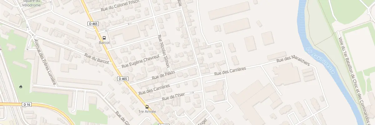 Plan du 1B Rue de Valdoie à Belfort