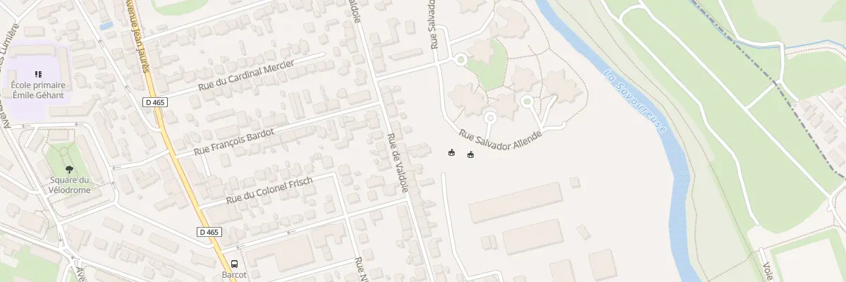 Plan du 36 Rue de Valdoie à Belfort