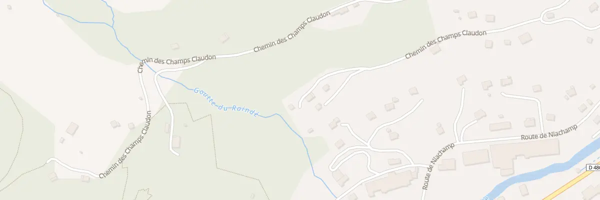 Plan du 15 Che des Champs Claudon à La Bresse