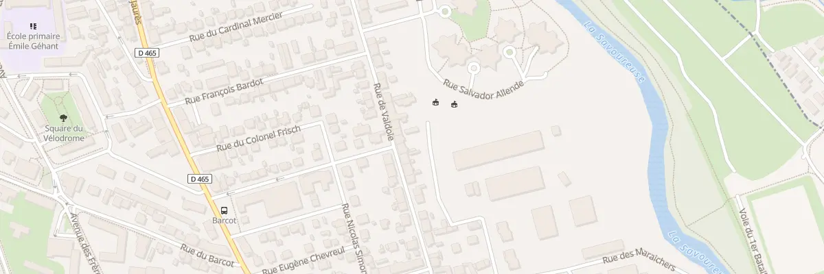 Plan du 30 Rue de Valdoie à Belfort