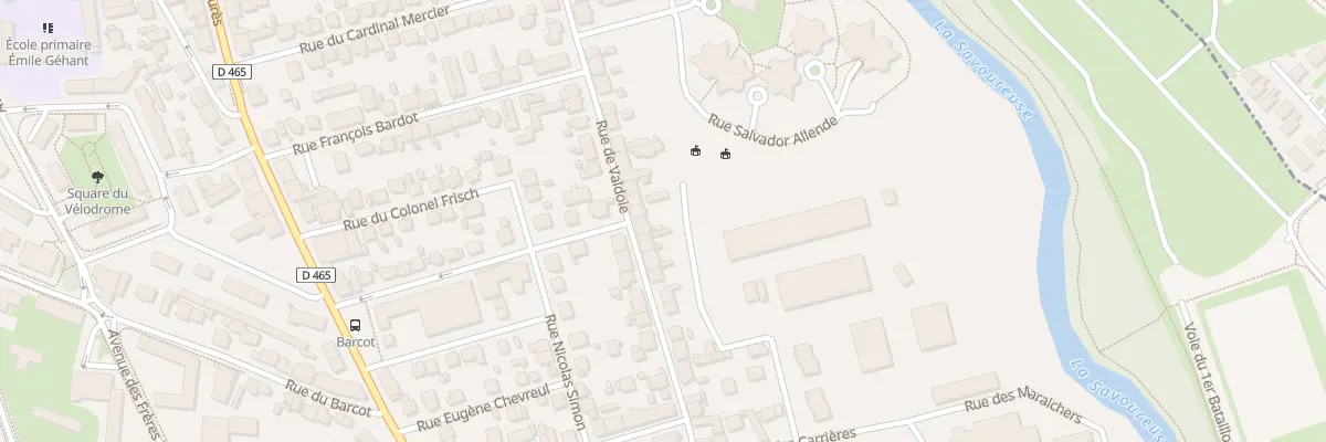 Plan du 28 Rue de Valdoie à Belfort