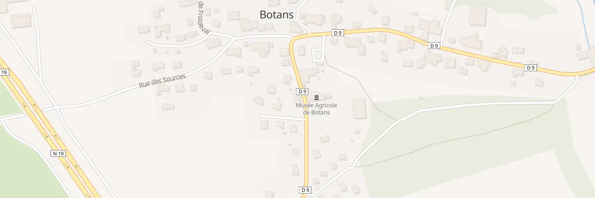 Plan du 4 Rue de Dorans à Botans