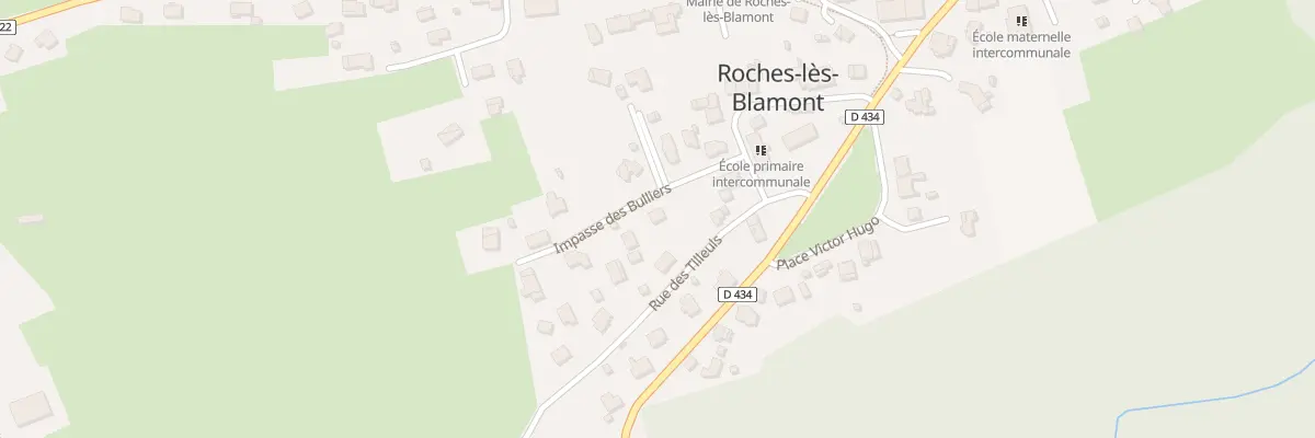 Plan du 3 Imp des Bulliers à Roches-lès-Blamont