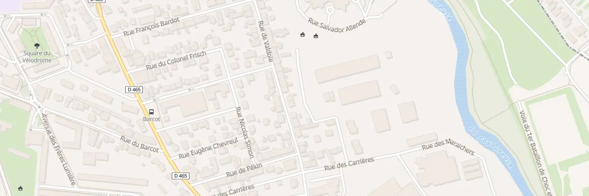 Plan du 18 Rue de Valdoie à Belfort