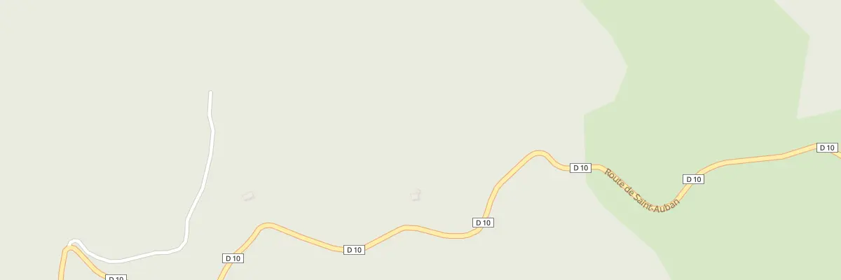 Plan du 900 Rte de Saint-auban au Mas