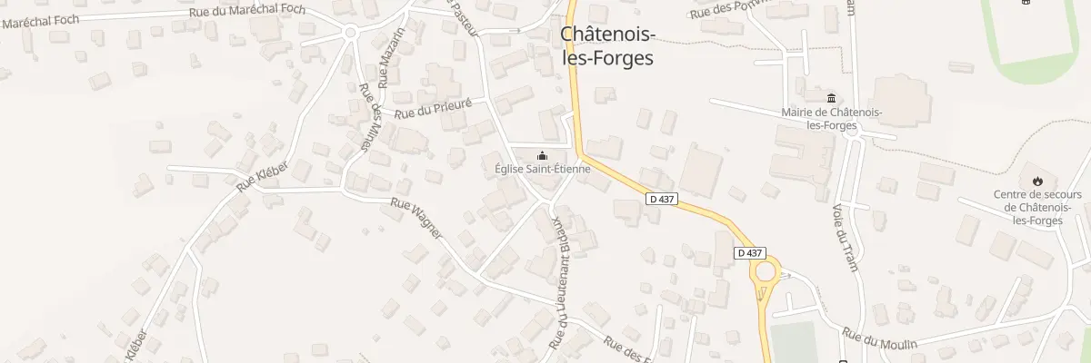Plan du 2 Rue Pasteur à Châtenois-les-Forges