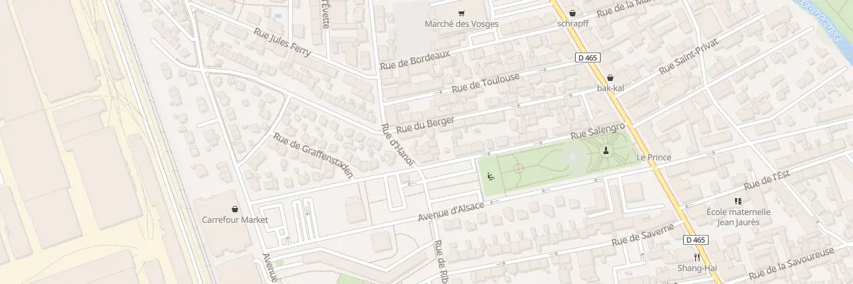 Plan du 23B Rue du Berger à Belfort