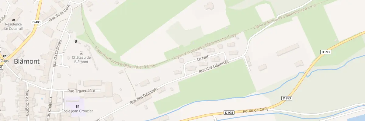 Plan du 16 Lot le Nid à Blâmont