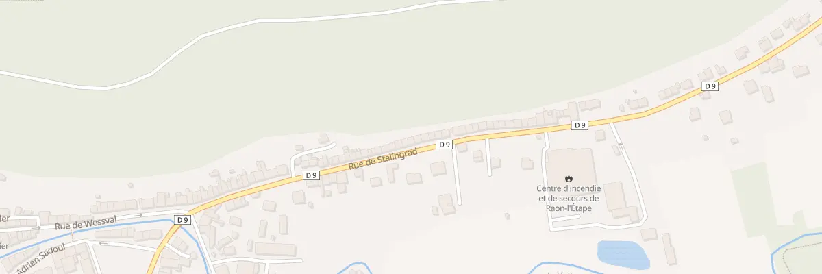 Plan du 63 Rue de Stalingrad à Raon-l’Étape