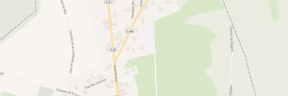 Plan du 2D Rue de Seloncourt à Bondeval