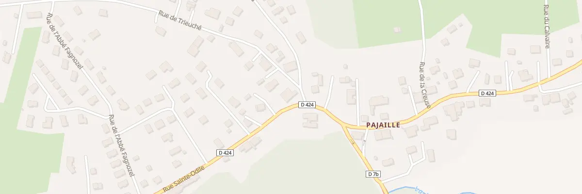 Plan du 2 Rue Sainte Odile à Étival-Clairefontaine