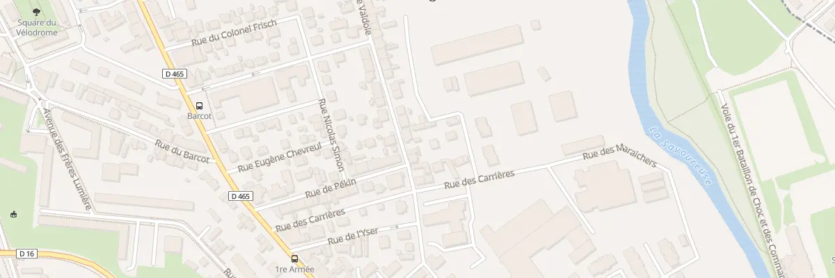 Plan du 8 Rue de Valdoie à Belfort