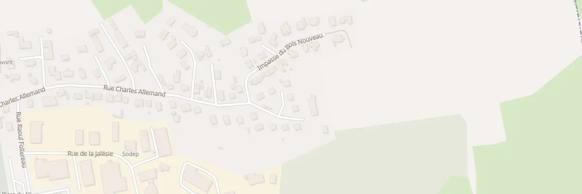 Plan du 47 Rue Charles Allemand à Audincourt