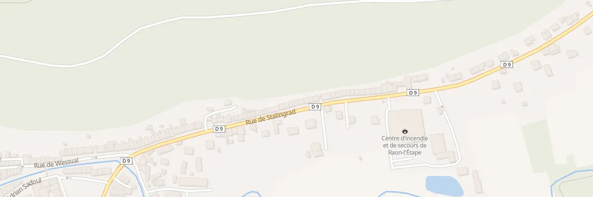 Plan du 65 Rue de Stalingrad à Raon-l’Étape
