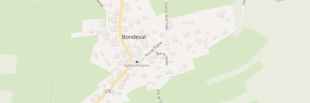 Plan du 4 Rue de l’Eglise à Bondeval