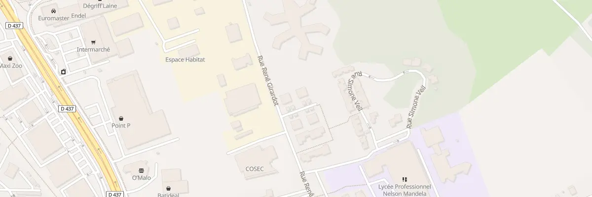 Plan du 16 Rue René Girardot à Audincourt