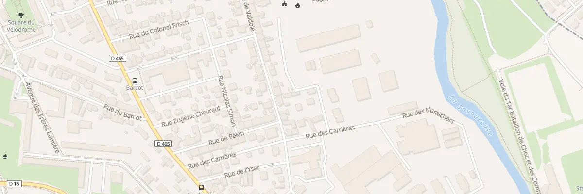 Plan du 10 Rue de Valdoie à Belfort