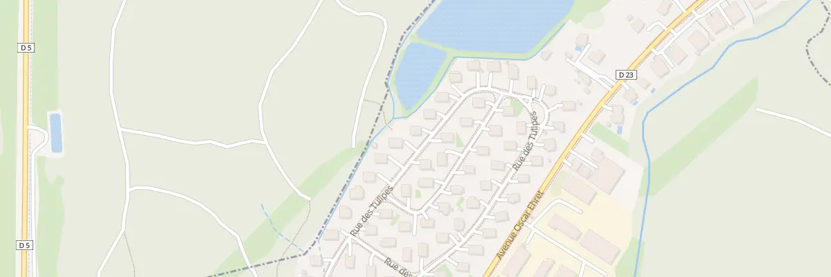 Plan du 38 Rue des Tulipes à Valdoie