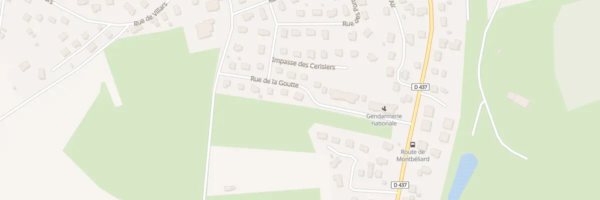 Plan du 9 Rue de la Goutte à Châtenois-les-Forges