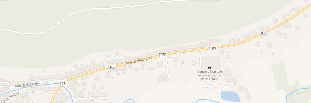 Plan du 67 Rue de Stalingrad à Raon-l’Étape