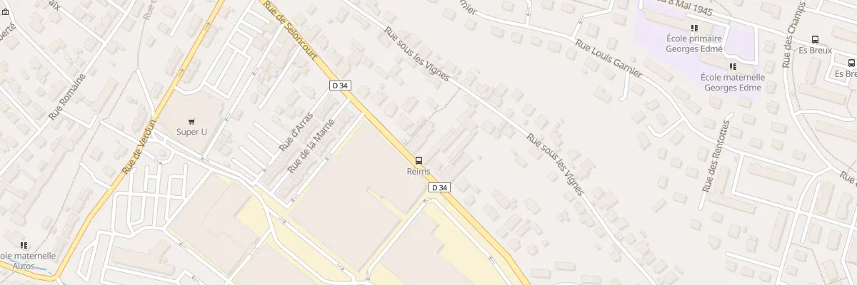 Plan du 95 Rue de Seloncourt à Audincourt