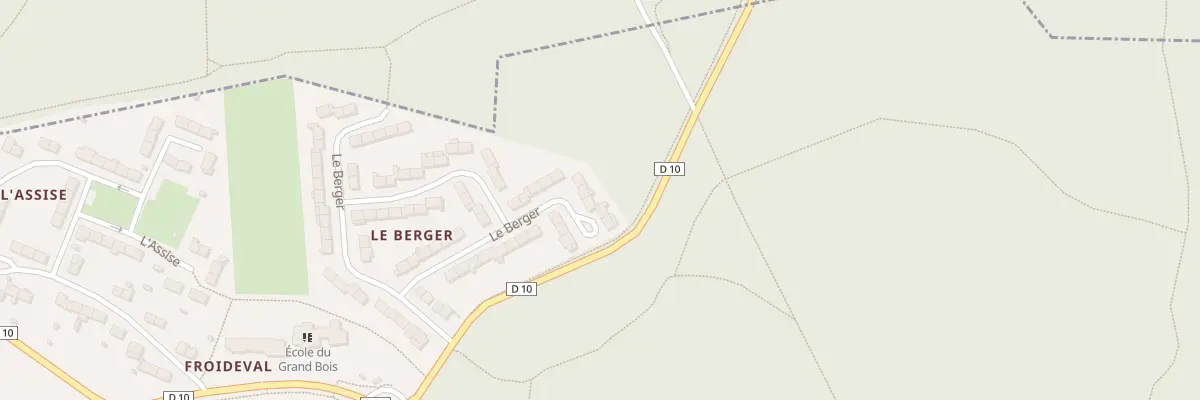 Plan du 148 Hameau du Berger à Andelnans