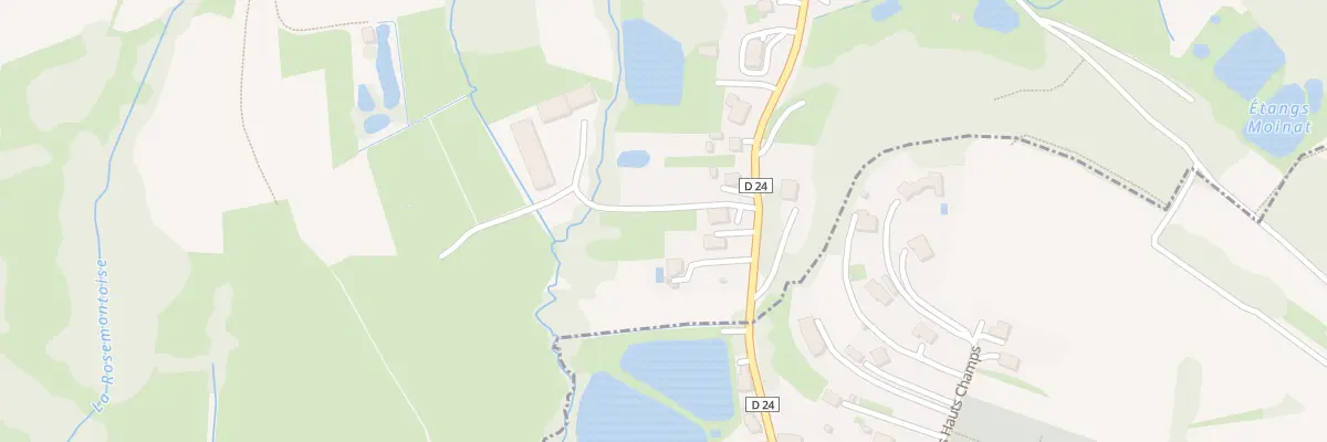 Plan du 36 Rte de Rougegoutte à Vescemont