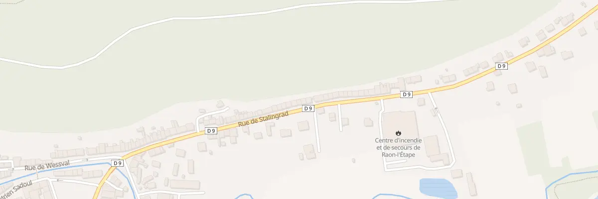 Plan du 69 Rue de Stalingrad à Raon-l’Étape