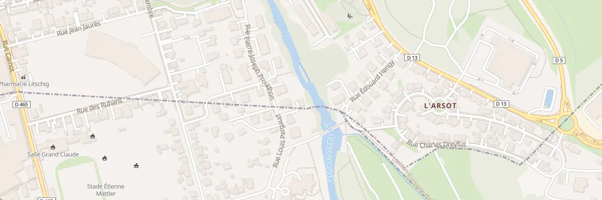 Plan du 2 Imp Louis Pergaud à Valdoie