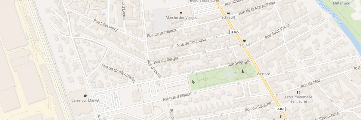 Plan du 19 Rue du Berger à Belfort