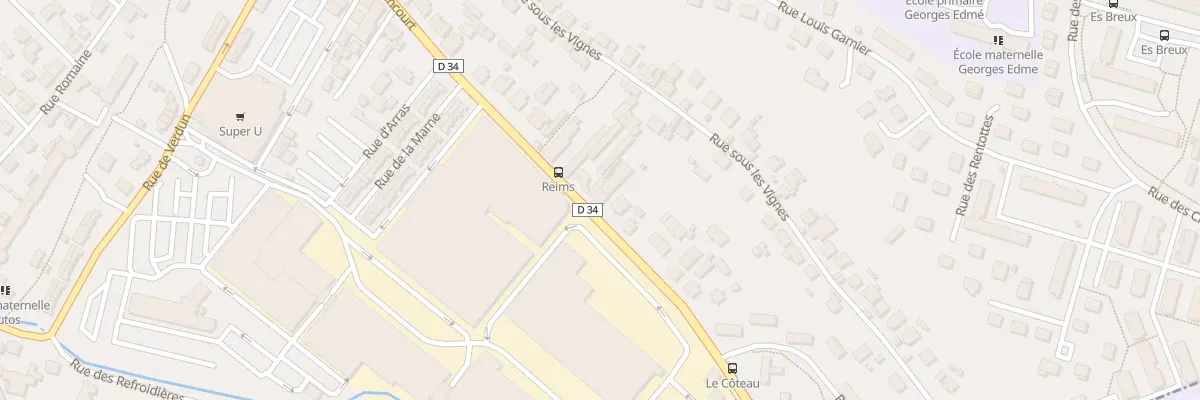 Plan du 99 Rue de Seloncourt à Audincourt