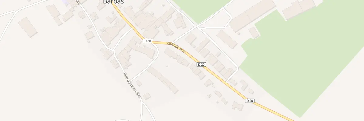 Plan du 16B Grande Rue à Barbas