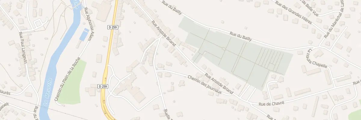 Plan du 46B Rue Aristide Briand à Raon-l’Étape