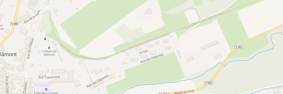 Plan du 14 Lot le Nid à Blâmont