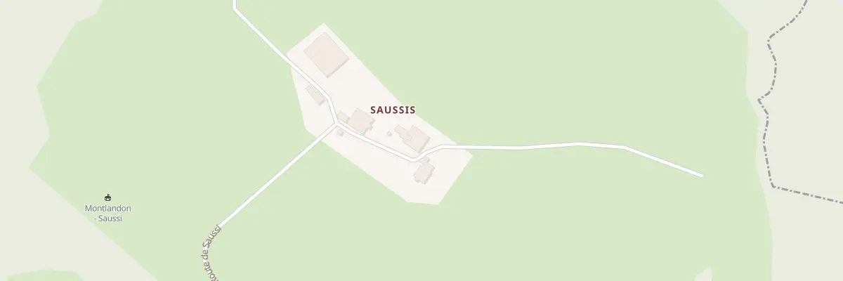 Plan du 5052 A Saussi à Montandon