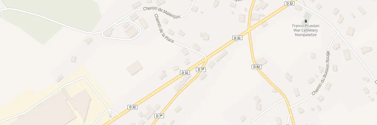 Plan du 1542 Rte de Rambervillers à Nompatelize