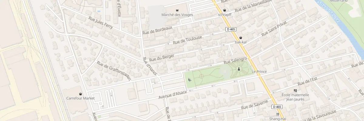 Plan du 17B Rue du Berger à Belfort