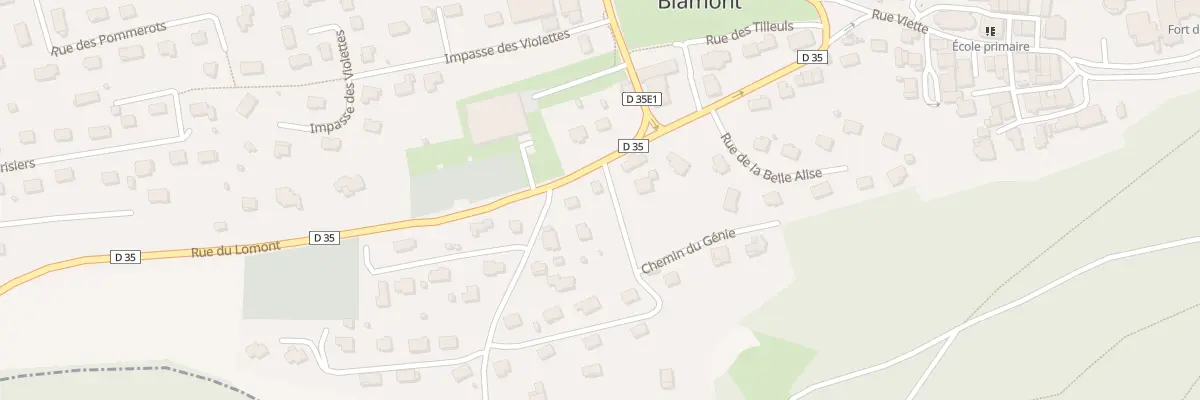 Plan du 12 Rue des Vergers à Blamont