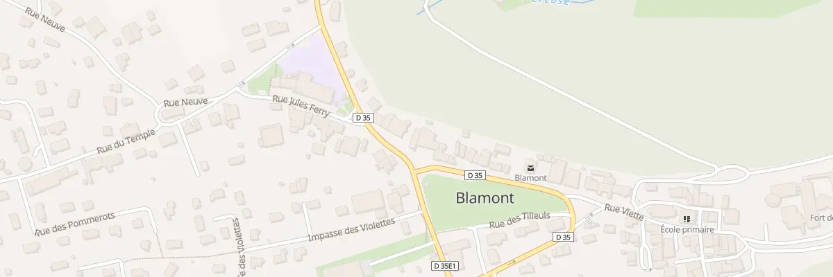 Plan du 11 Gr Grande Rue à Blamont