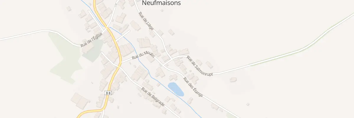 Plan du 2 Rue de Salmonrupt à Neufmaisons