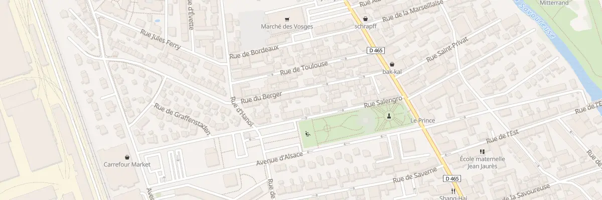 Plan du 17 Rue du Berger à Belfort
