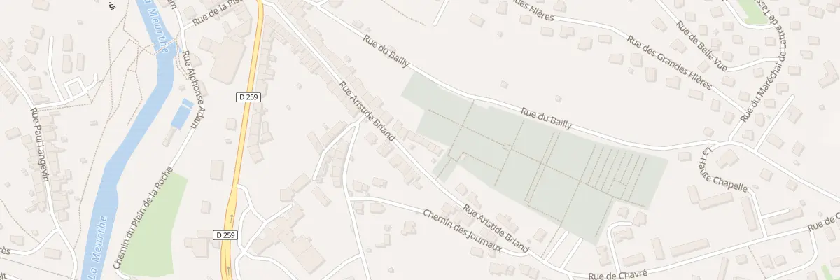 Plan du 45 Rue Aristide Briand à Raon-l’Étape