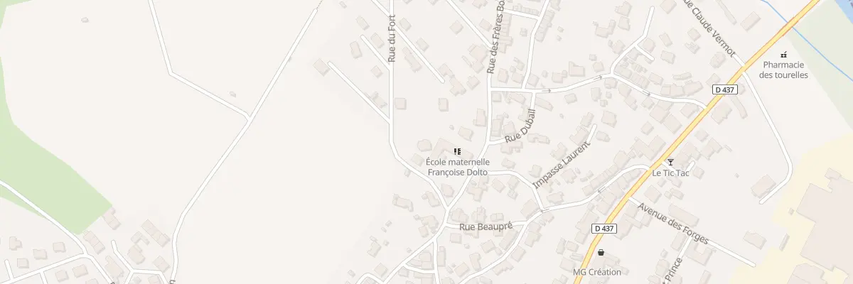 Plan du 4 Rue du Fort à Châtenois-les-Forges