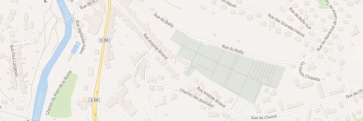 Plan du 47 Rue Aristide Briand à Raon-l’Étape