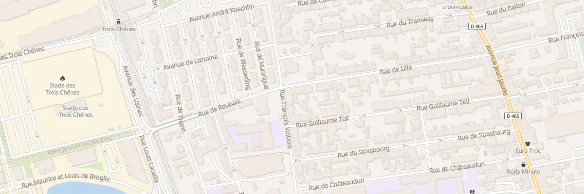 Plan du 32 Rue François Voltaire à Belfort