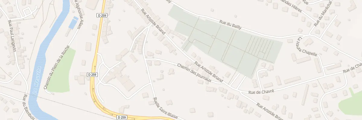 Plan du 48B Rue Aristide Briand à Raon-l’Étape