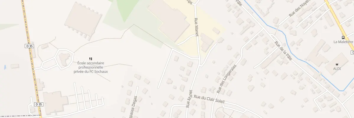 Plan du 19B Rue Manet à Seloncourt