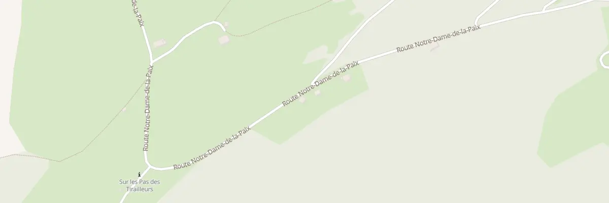 Plan du 11 Rte de Notre Dame de la Paix à Cornimont