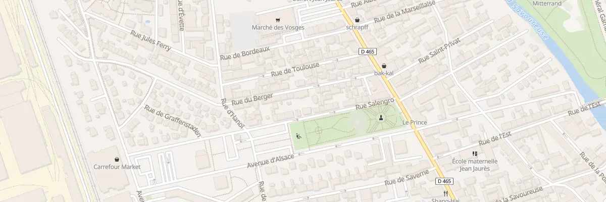 Plan du 15B Rue du Berger à Belfort